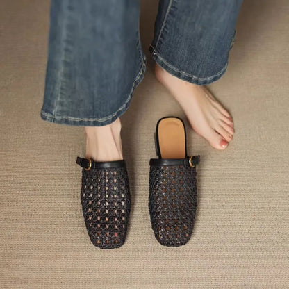 Zapatos Retro MONVETTA Tejidos con Tacón de Bloque - vista 6