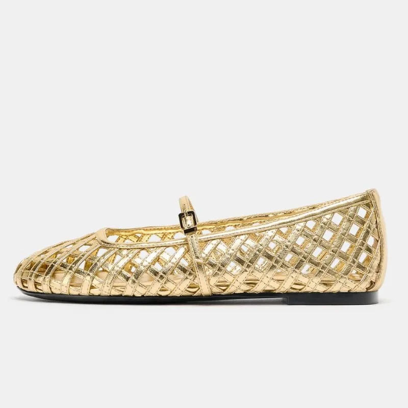 Sandalias MONTREUX Diseño Tejido Estilo Romano - vista 5