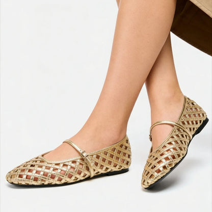 Sandalias MONTREUX Diseño Tejido Estilo Romano - vista 8