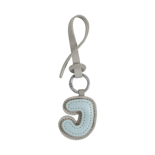 Leather Letter Charm bag jewelry by Palmora Society, view 1