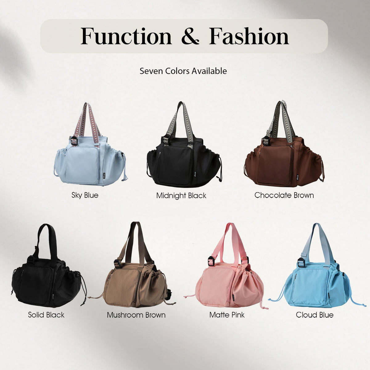 Versatile Tote worn as a crossbody bag