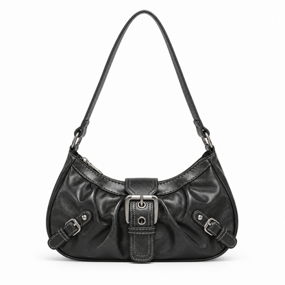 Perch curved buckle shoulder bag by Palmora Society, view 1