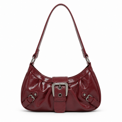 Perch curved buckle shoulder bag by Palmora Society, view 2