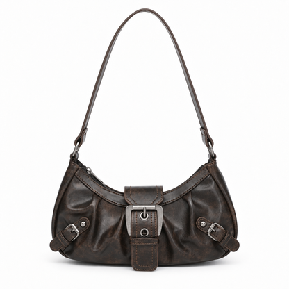 Perch curved buckle shoulder bag by Palmora Society, view 3