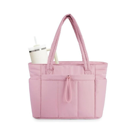 Puff Organizer Tote in Pink by Palmora Society