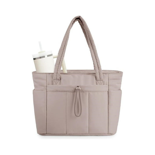 Puff Organizer Tote in Sand by Palmora Society