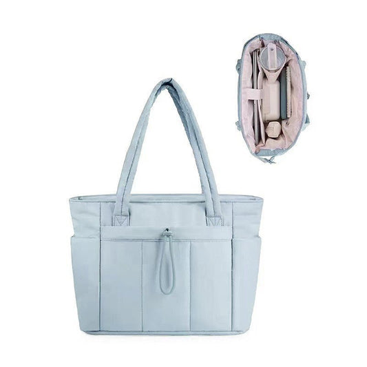 Puff Organizer Tote in Sky Blue by Palmora Society