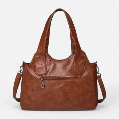 Agnès | Large Retro Multi-Pocket Shoulder Bag