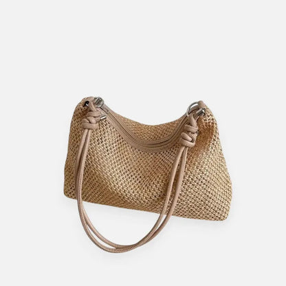 Alia | Straw Hobo Bag