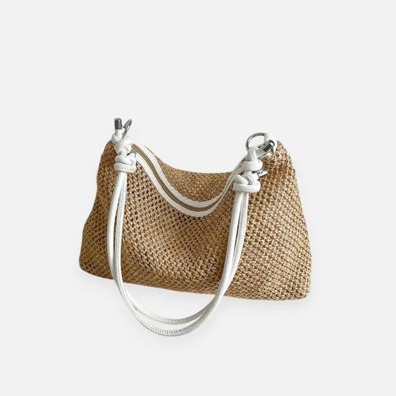 Alia | Straw Hobo Bag