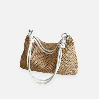 Alia | Straw Hobo Bag