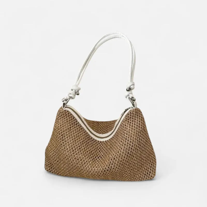 Alia | Straw Hobo Bag