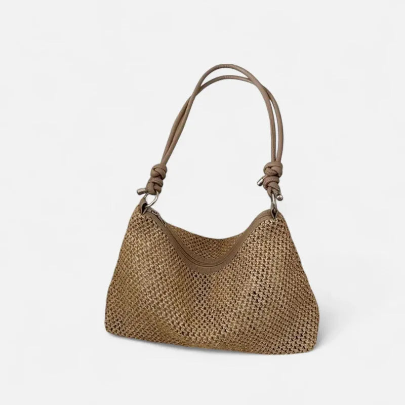 Alia | Straw Hobo Bag