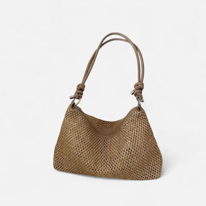 Alia | Straw Hobo Bag