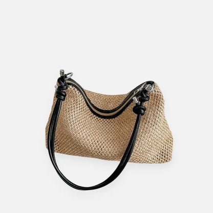 Alia | Straw Hobo Bag