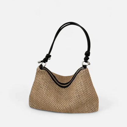 Alia | Straw Hobo Bag