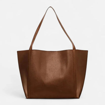 Amandine | Large Soft Tote with Matching Pouch