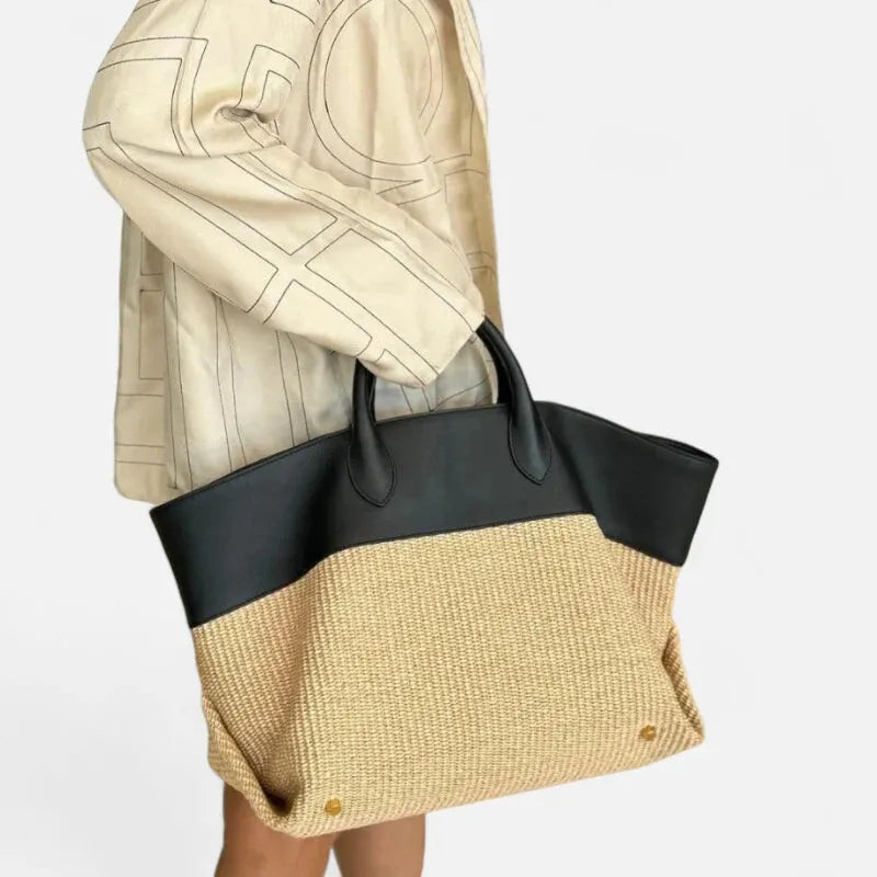 Amandine | Large Straw Tote