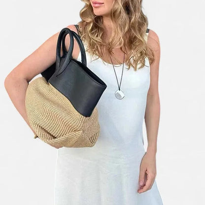 Amandine | Large Straw Tote
