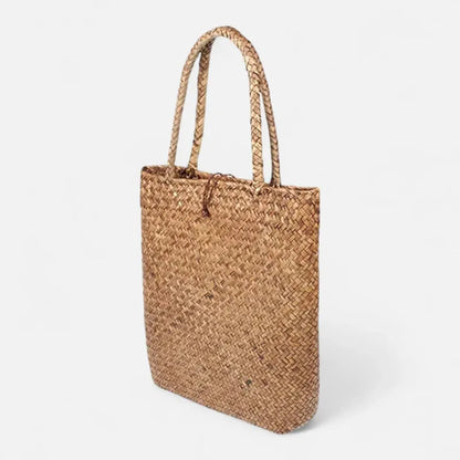 Amira | Large Woven Straw Bag