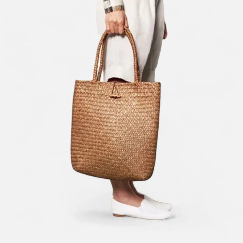 Amira | Large Woven Straw Bag