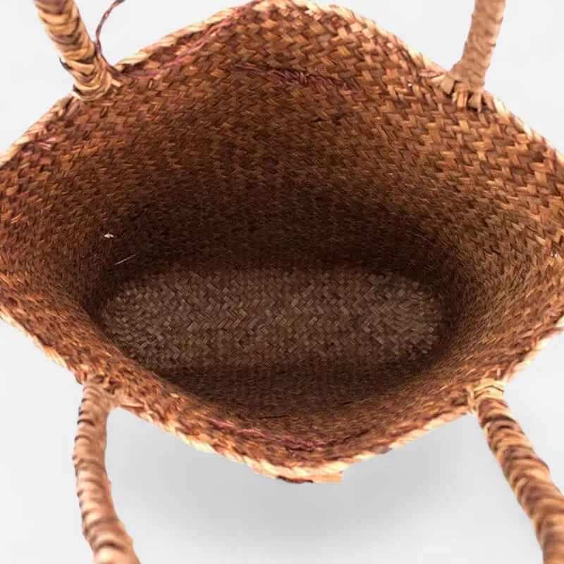 Amira | Large Woven Straw Bag