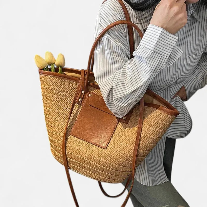 Anaëlle | Large Woven Straw Tote