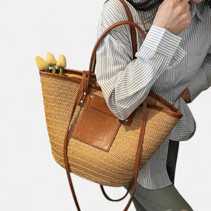Anaëlle | Large Woven Straw Tote