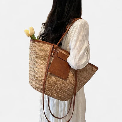 Anaëlle | Large Woven Straw Tote