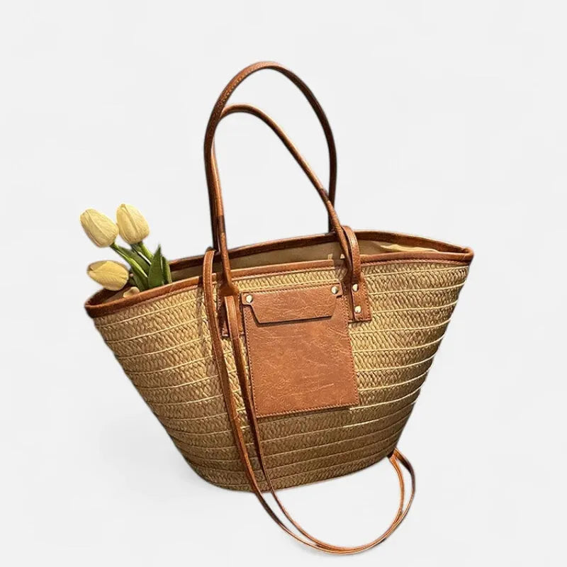 Anaëlle | Large Woven Straw Tote