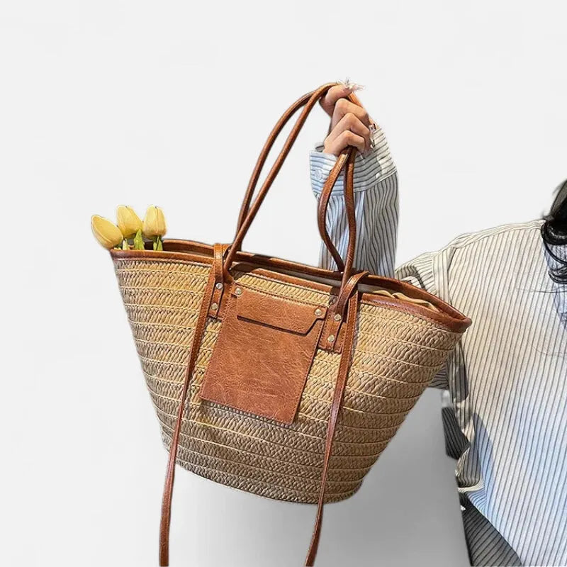 Anaëlle | Large Woven Straw Tote