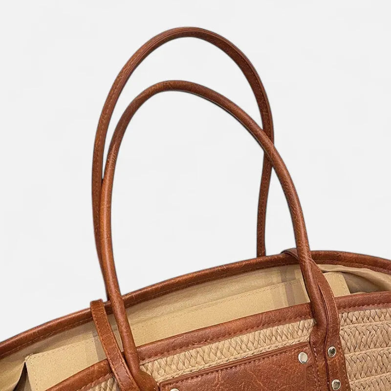 Anaëlle | Large Woven Straw Tote