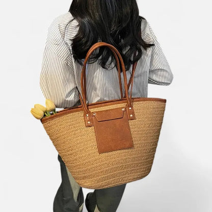 Anaëlle | Large Woven Straw Tote