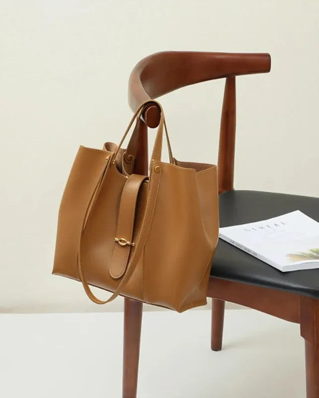 Anaïs bolso tote refinado doble asa 9