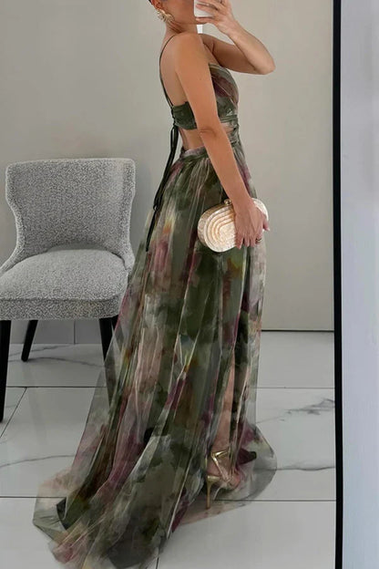 Palmora Society - Angela | Vestido Maxi Romántico Sin Mangas - foto 7