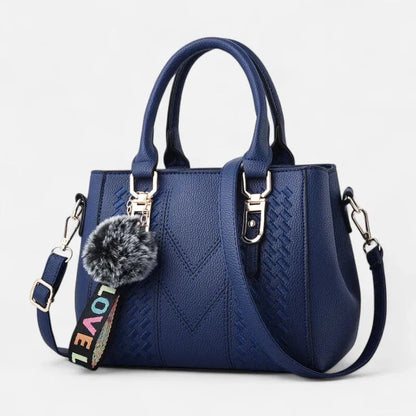 Aurore | Shoulder Bag with Pompom Charm