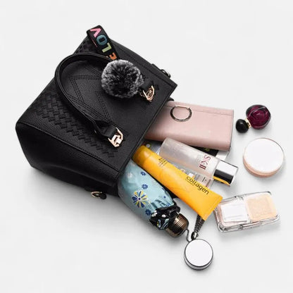 Aurore | Shoulder Bag with Pompom Charm