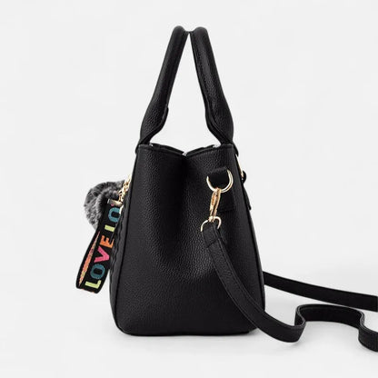 Aurore | Shoulder Bag with Pompom Charm