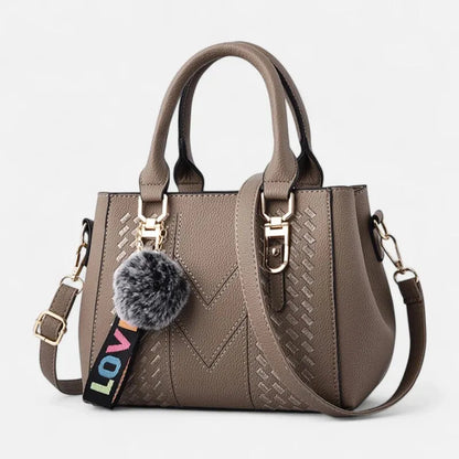 Aurore | Shoulder Bag with Pompom Charm