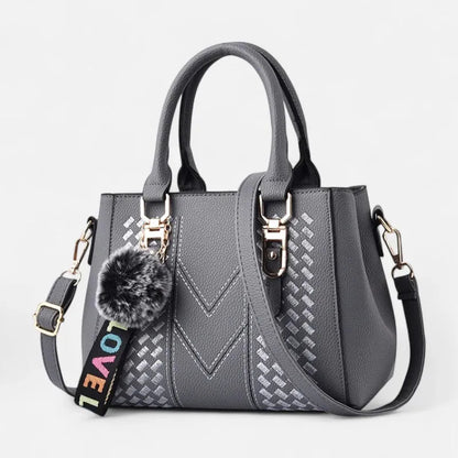 Aurore | Shoulder Bag with Pompom Charm