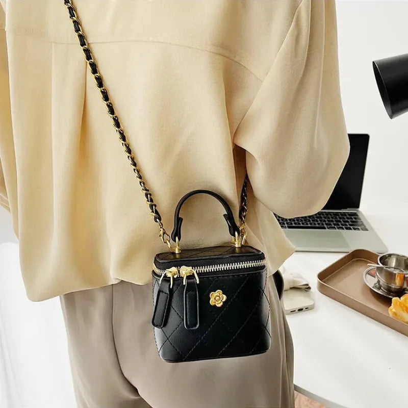 Aurore | Mini Quilted Cube Bag