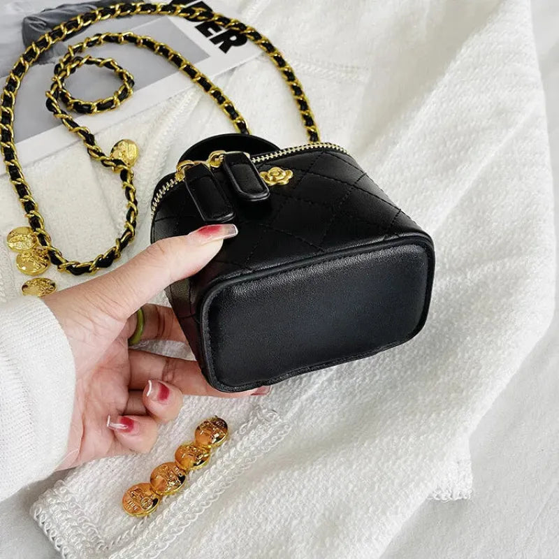 Aurore | Mini Quilted Cube Bag