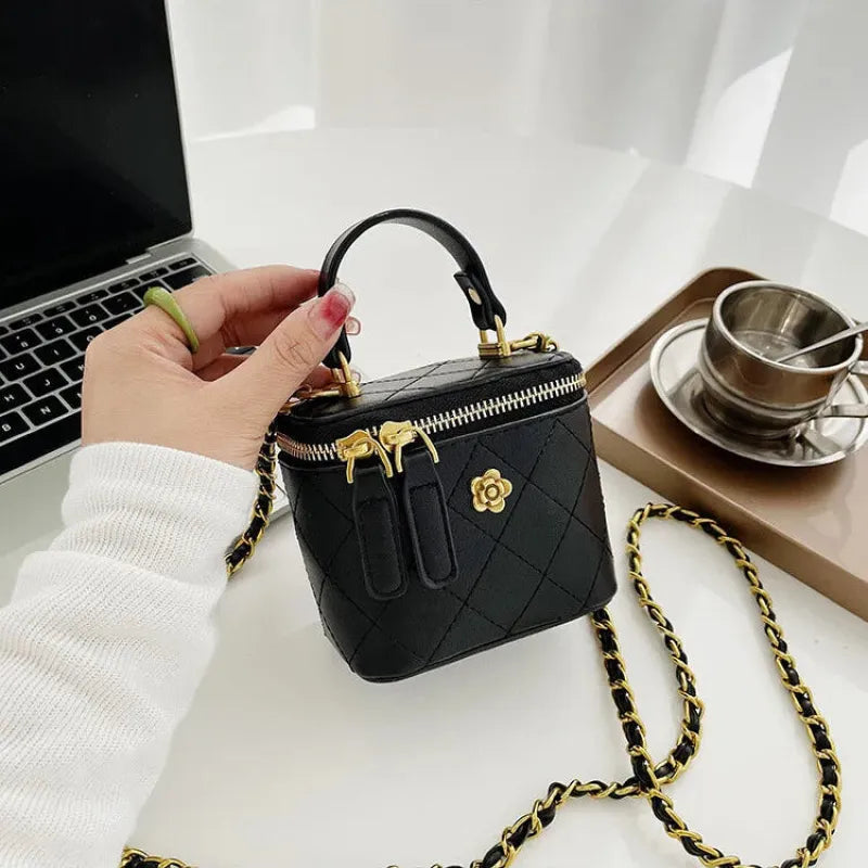 Aurore | Mini Quilted Cube Bag