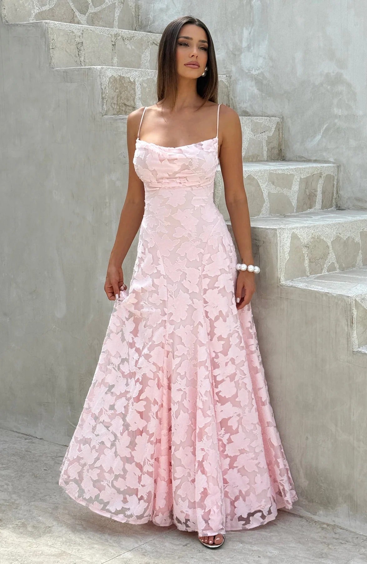 Palmora Society - Briar | Vestido Maxi Floral Sin Mangas - foto 1