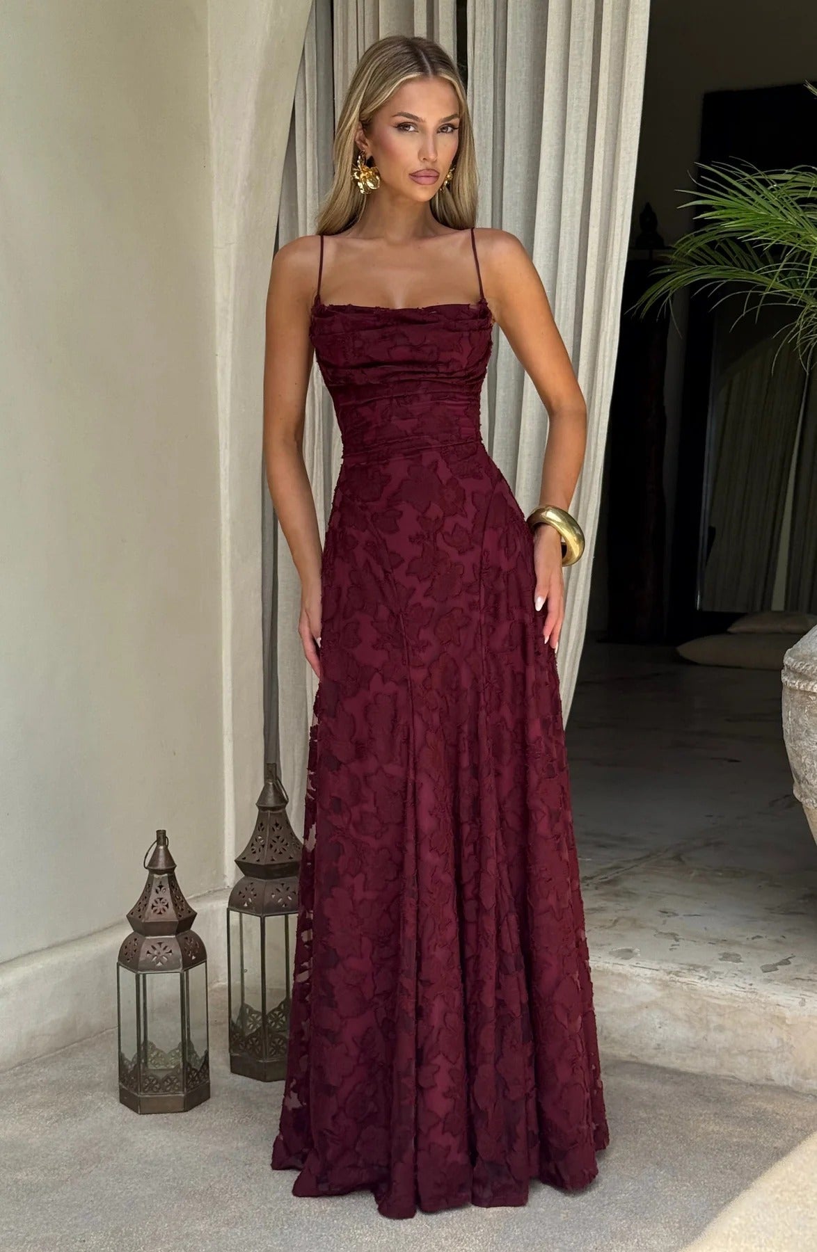 Palmora Society - Briar | Vestido Maxi Floral Sin Mangas - foto 5