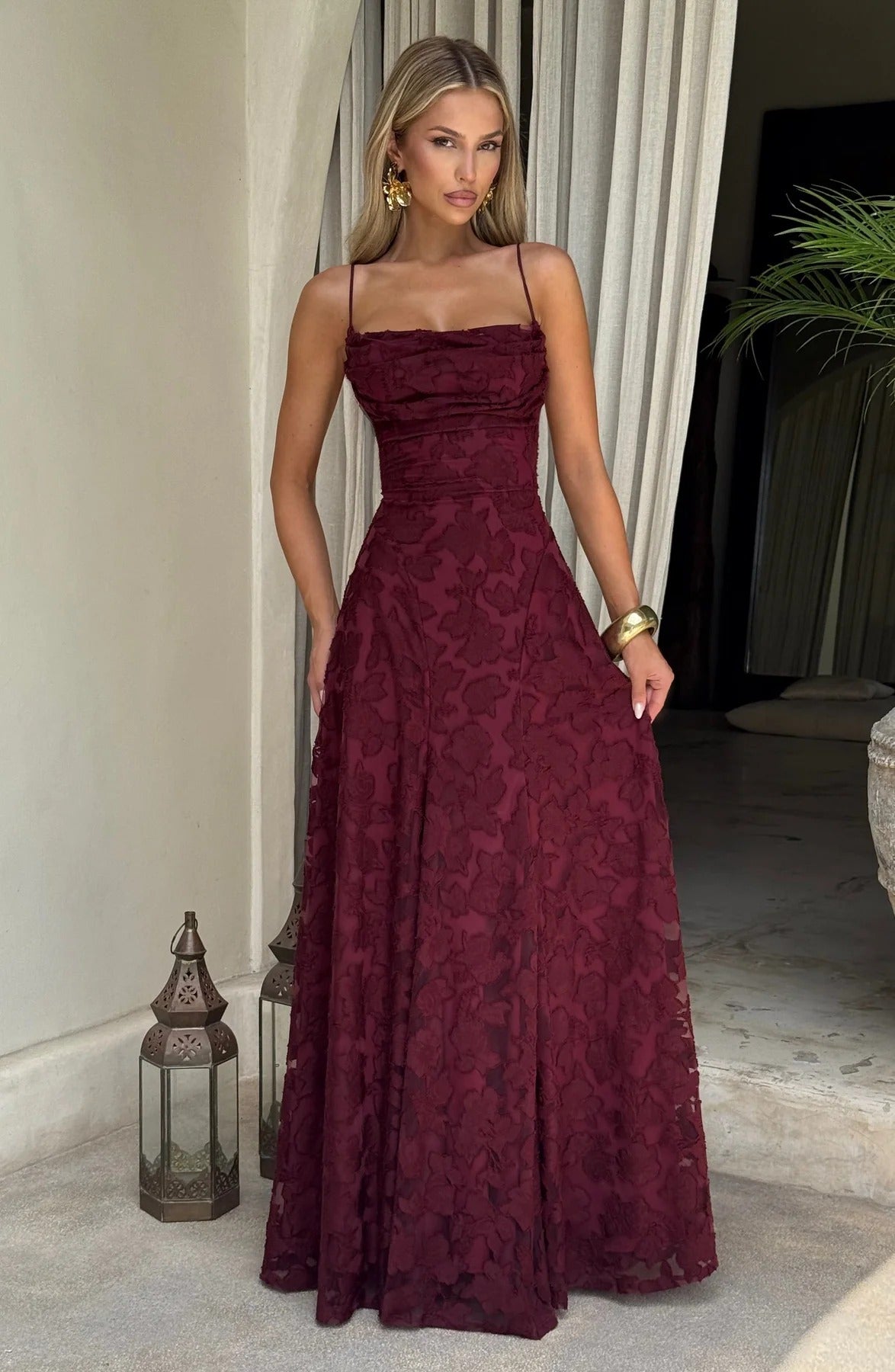 Palmora Society - Briar | Vestido Maxi Floral Sin Mangas - foto 7