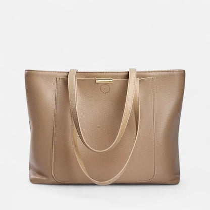 Céleste | Structured Tote with Front & Back Pockets