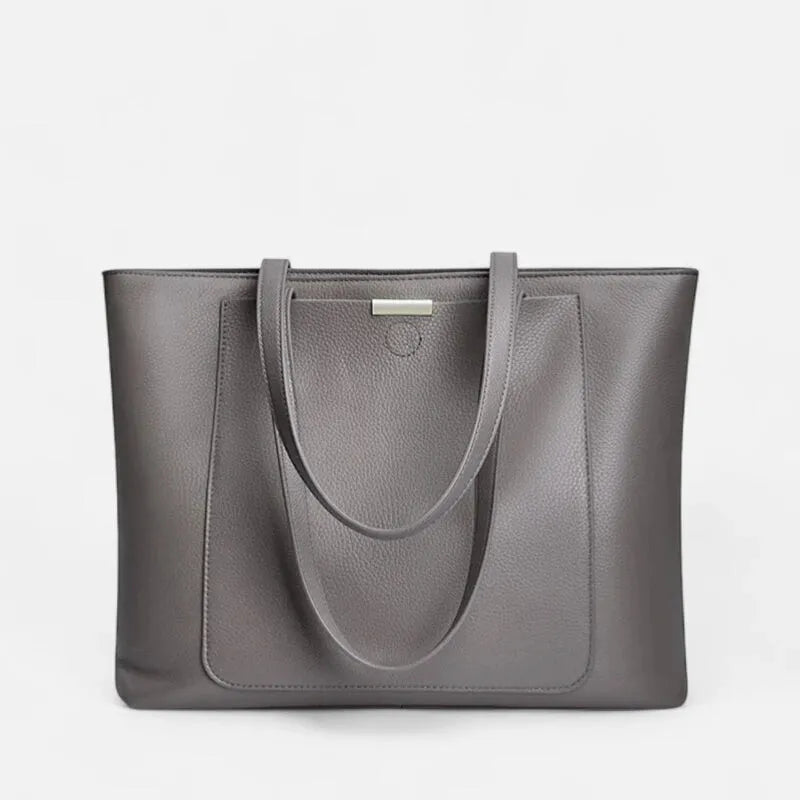 Céleste | Structured Tote with Front & Back Pockets