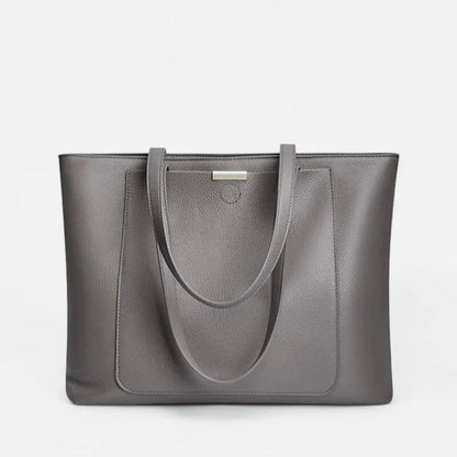 Céleste | Structured Tote with Front & Back Pockets