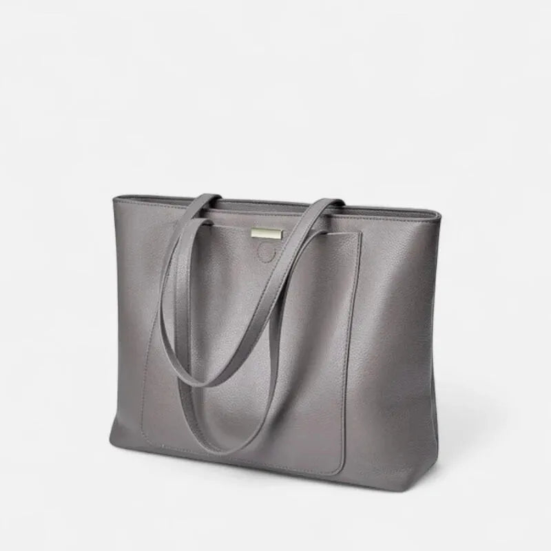 Céleste | Structured Tote with Front & Back Pockets